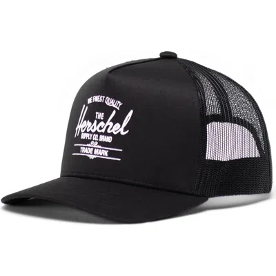 Herschel Supply Co . Whaler 6-panel Baseball Hat In Black