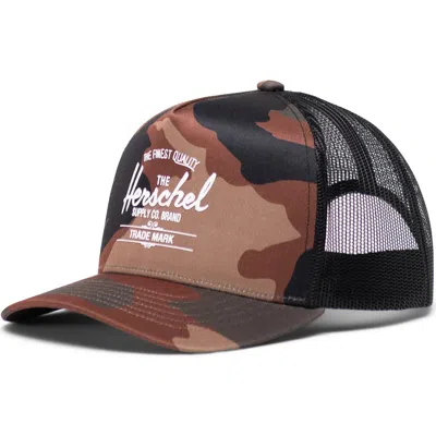 Herschel Supply Co . Whaler 6-panel Baseball Hat In Brown