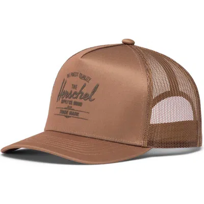 Herschel Supply Co . Whaler 6-panel Baseball Hat In Brown