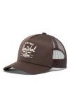 Herschel Supply Co . Whaler Mesh Trucker Hat In Brown