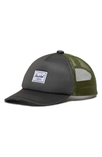 Herschel Supply Co Kids' . Whaler Mesh Trucker Hat In Four Leaf Clover
