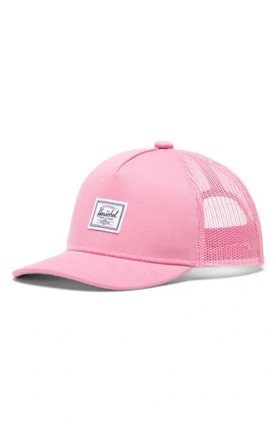 Herschel Supply Co Kids' . Whaler Mesh Trucker Hat In Pink