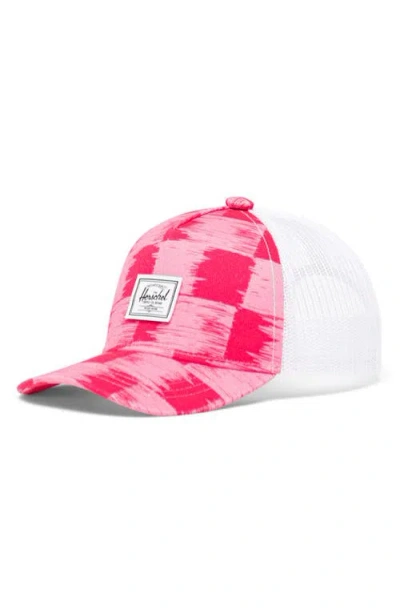 Herschel Supply Co Kids' . Whaler Trucker Hat In Pink