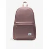 HERSCHEL SUPPLY CO WOMENS ROME RECYCLED-POLYESTER PACKABLE BACKPACK ASH ROSE