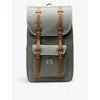 HERSCHEL SUPPLY CO HERSCHEL SUPPLY CO WOMEN'S SEAGRASS/WHITE STITCH LITTLE AMERICA RECYCLED-POLYESTER BACKPACK