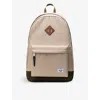 HERSCHEL SUPPLY CO HERSCHEL SUPPLY CO WOMEN'S TWILL/IVY GREEN HERITAGE RECYCLED-POLYESTER BACKPACK