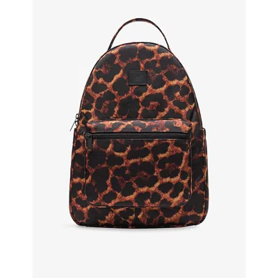 HERSCHEL SUPPLY CO WOMENS DIGI LEOPARD NOVA™ WOVEN BACKPACK 18L