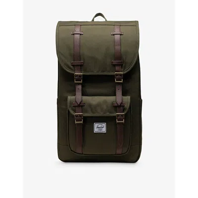 Herschel Supply Co Womens  Little America Recycled-polyester Backpack In Ivy Green