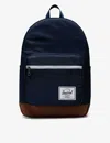 Herschel Supply Co Pop Quiz Recycled-polyester Backpack In Navy/tan