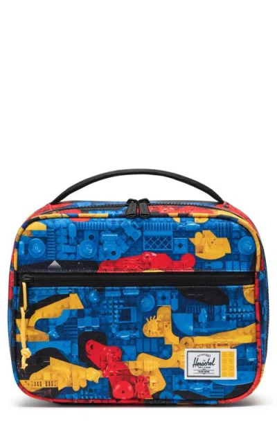 Herschel Supply Co . X Lego® Kids' Pop Quiz Lunch Bag In Brown
