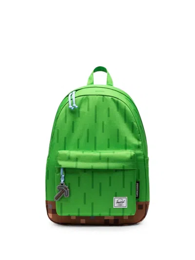 Herschel Supply Co X Minecraft Backpack In Green