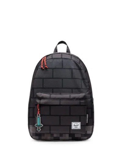 Herschel Supply Co X Minecraft Classic Backpack In Gray