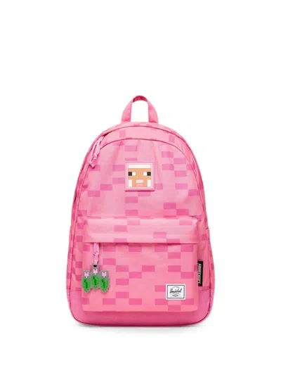Herschel Supply Co X Minecraft Classic Backpack In Pink
