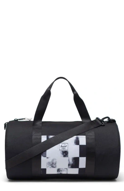 Herschel Supply Co . Kids' Classic Duffle Bag In Black Distressed Checker