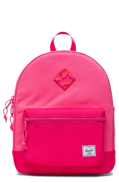 Herschel Supply Co Kids' Heritage Youth Backpack In Hot Pink/ Raspberry Sorbet