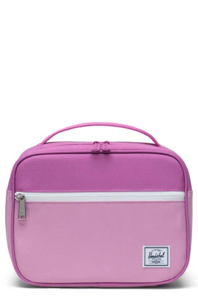 Herschel Supply Co Kids' Pop Quiz Recycled Polyester Lunchbox In Pastel Lavender/ Spring Crocus