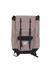 Herschel Unisex Backpack Little America Backpack Taupe Grey/black/shell Pink In Taupe Grey/black/shell Pink