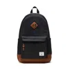 Herschel Unisex Heritage Backpack Black/tan