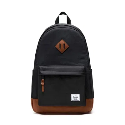 Herschel Unisex Heritage Backpack Black/tan In Multi