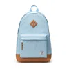 Herschel Unisex Heritage Backpack Blue Bell Crosshatch/natural In Blue Bell Crosshatch/natural