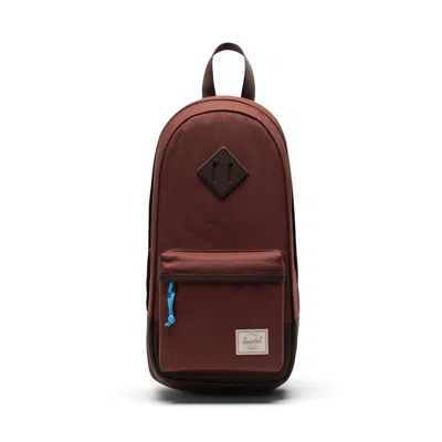 Herschel Unisex Heritage Shoulder Bag In Bitter Chocolate/dark Roast In Brown