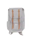 Herschel Unisex Little America Backpack Light Gray Crosshatch In Light Grey Crosshatch