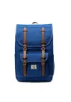 Herschel Unisex Little America Mid Backpack True Blue/white Stitch In True Blue/white Stitch