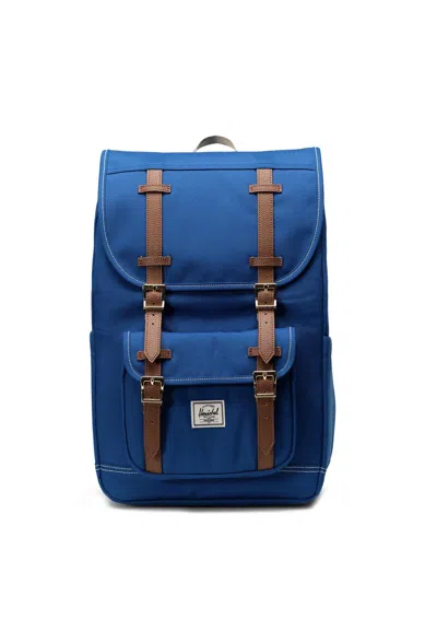 Herschel Unisex Little America Mid Backpack True Blue/white Stitch