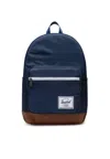 Herschel Unisex Pop Quiz Backpack Navy/tan Backpack In Navy/tan