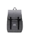 Herschel Unisex Retreat Small Backpack Raven Crosshatch Backpack In Raven Crosshatch