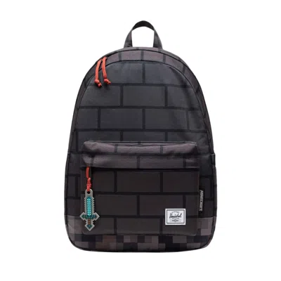 Pre-owned Herschel X Minecraft 26l Heritage Backpack 'the Nether' | Black | Men's Size Onesize