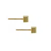 Herself Collections Women's 14k Gold Cube Stud Earrings In Gold