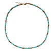 Herself Collections Women's Blue / Gold Amazonite Choker
