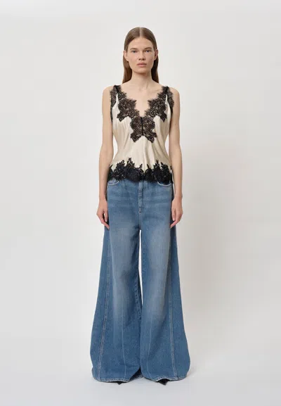 Herskind Zew Top In Powder In Multi