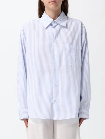 Herskind Shirt Woman Color Gnawed Blue In White