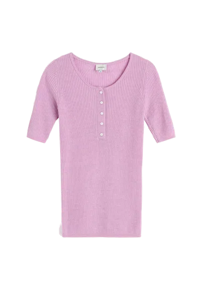 Herskind Agnes Knit Blouse In Pink