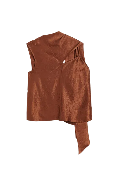 Herskind Ava Top In Brown