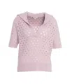 Herskind Bacon' Openwork Sweater In Pink