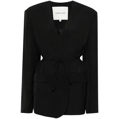 Herskind Black Jackets In Multicolor