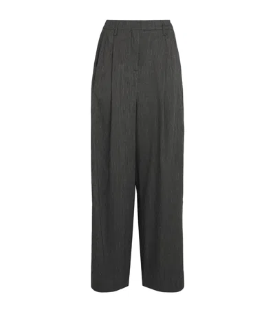 Herskind Bowie Relaxed Trousers In Grey