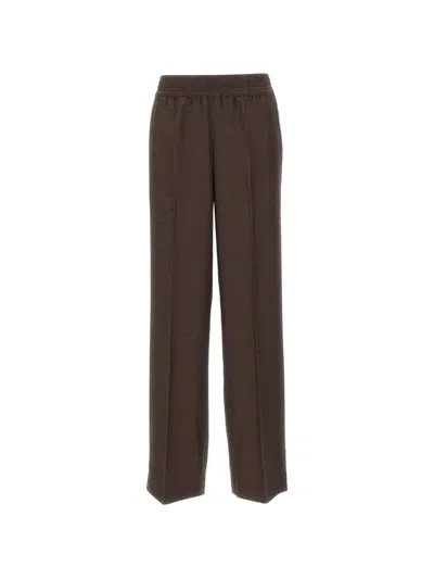 Herskind 핑키 밴딩 웨이스트 트랙팬츠 In Brown