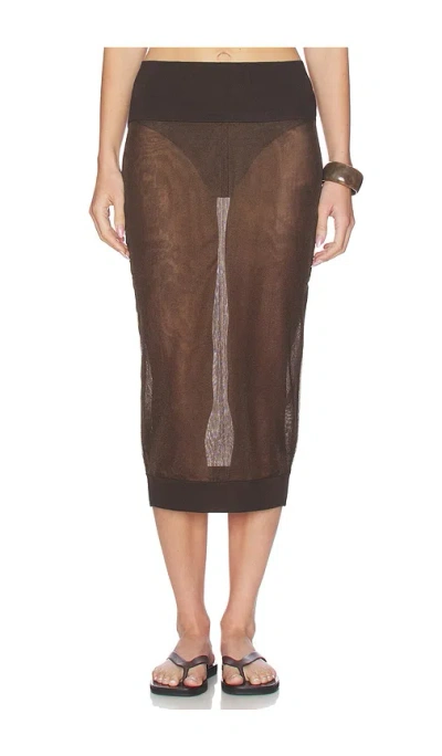 Herskind Buster Skirt In Animal Print