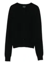 Herskind Button-front Cashmere Cardigan In Black