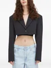 Herskind Buttoned Bolero Top In Blue
