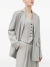 Herskind Buttoned Sleeveless Top In Gray