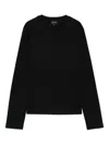 Herskind Cotton Crewneck Sweater In Black