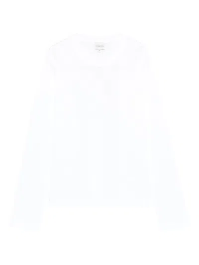 Herskind Cotton Crewneck Sweater In White