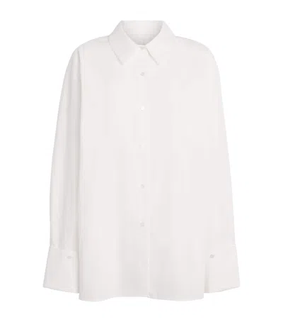 Herskind Cotton Inga Oversized Shirt In White