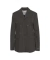 Herskind Double-breasted Blazer In Black
