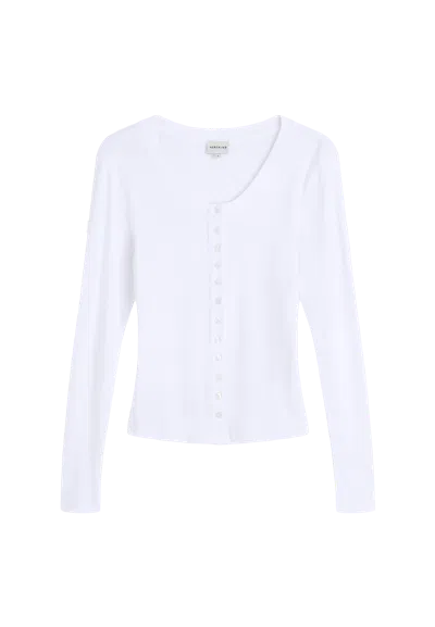 Herskind Dylan Cardigan In White